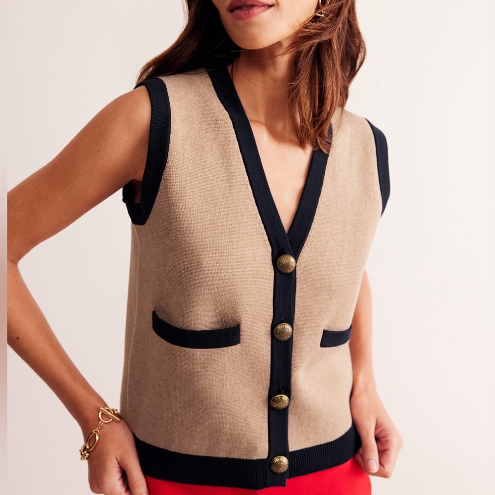 Boden Holly Knitted Waistcoat